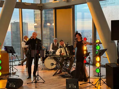 Выступление на корпоративе в Москва-Сити