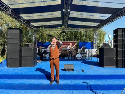 Концерт ретро-группы Чародеи на форуме Москва-2030. Территория будущего. Саундчек